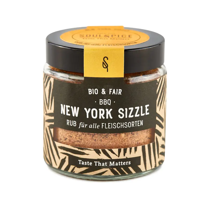 BBQ New York Sizzle Gewürz Bio 60g