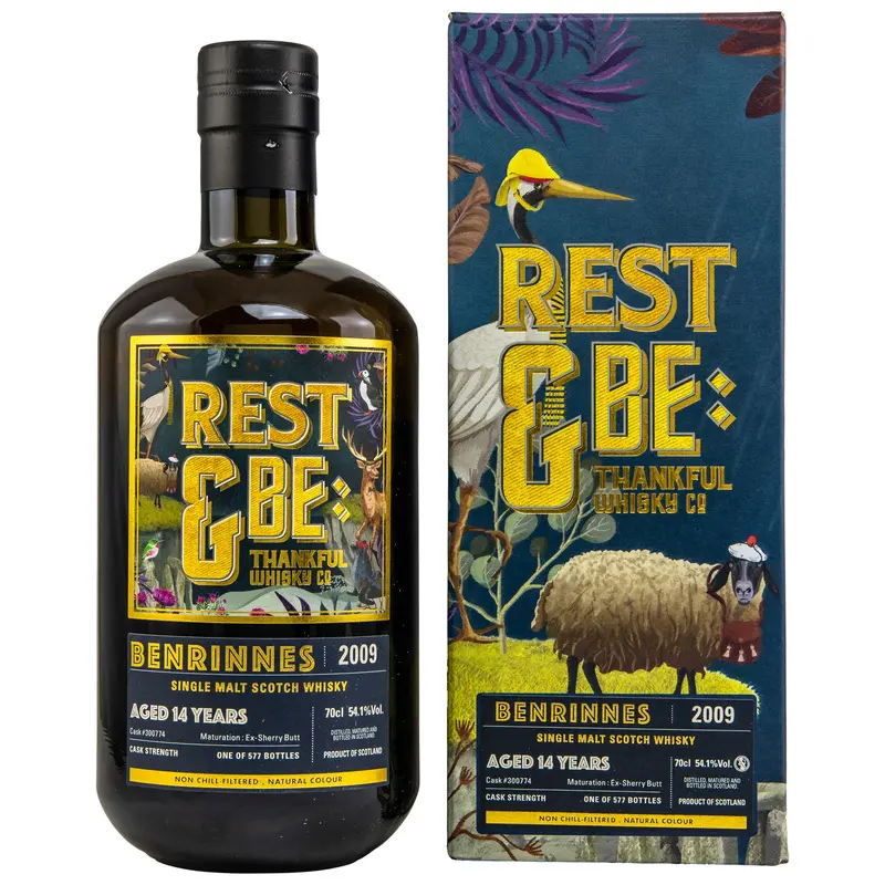 Benrinnes 2009/2023 - 14 y.o. - Single Cask #300774 - Rest & Be Thankful