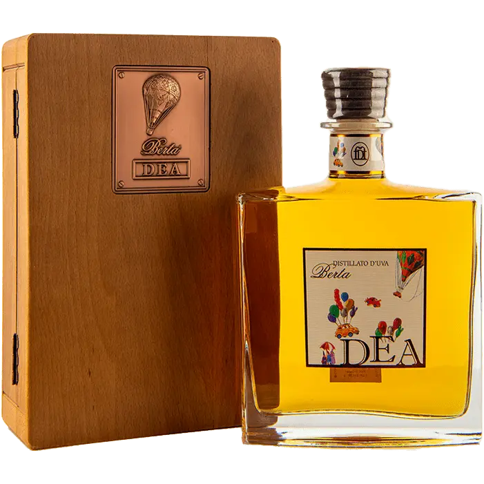Berta Grappa DEA mit Holzkiste 43%