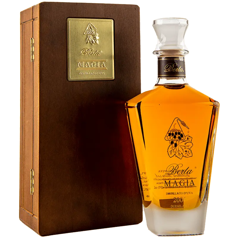 Berta Grappa Magia mit Holzkiste 43%