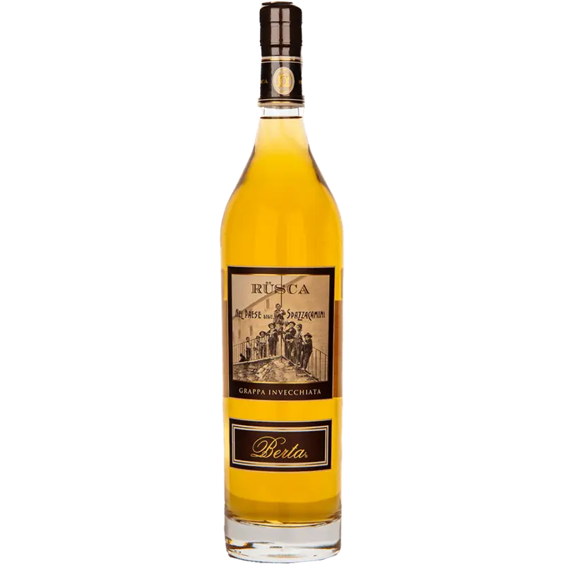 Berta Grappa Rüsca mit Holzkiste 43%