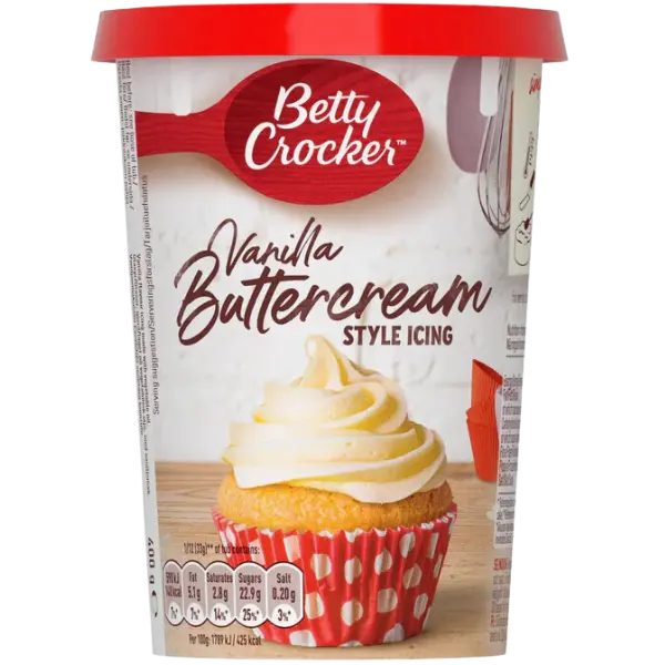 Betty Crocker Vanilla Buttercream Icing - 400 g