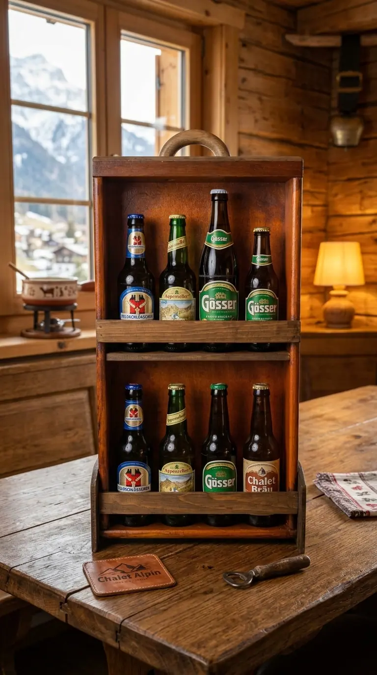Bier Geschenk Box Holz