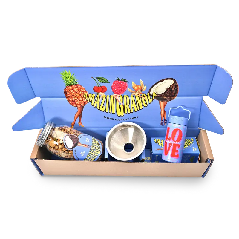 BIO amazinGranola 'LOVE-CAN Bundle' LILA