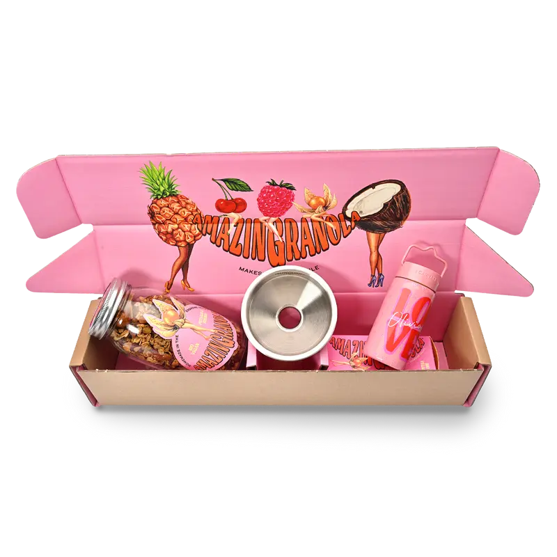 BIO amazinGranola 'LOVE-CAN Bundle' ROSA