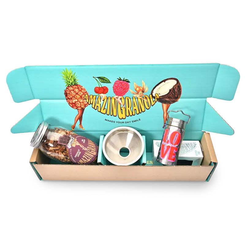 BIO amazinGranola 'LOVE-CAN Bundle' STEEL