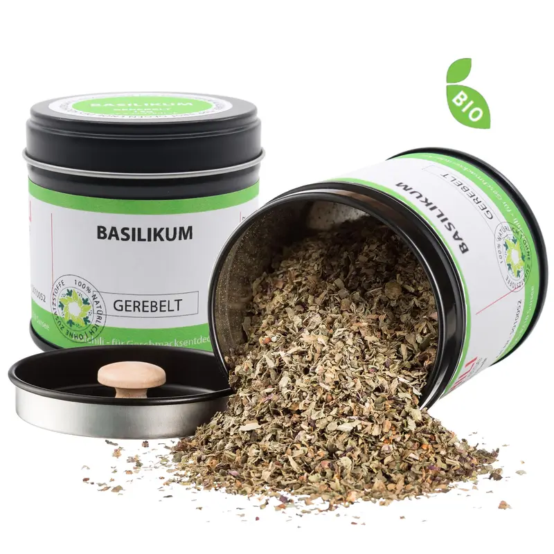 Bio Basilikum - gerebelt