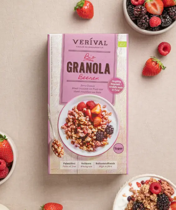 Bio Beeren Granola 375g
