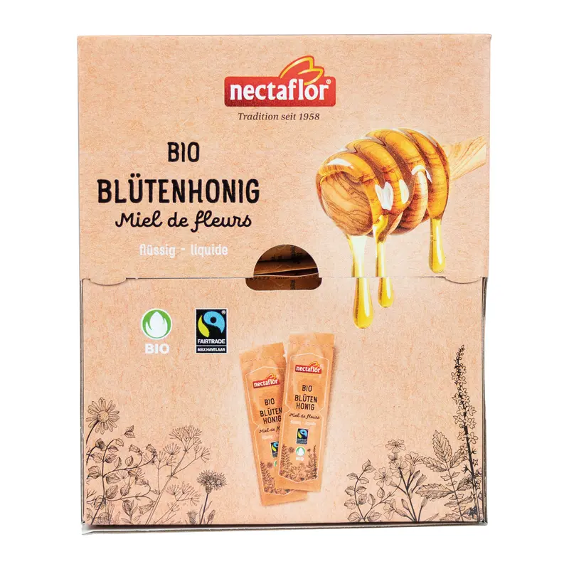 Bio Fairtrade Honig-Portionen flüssig
