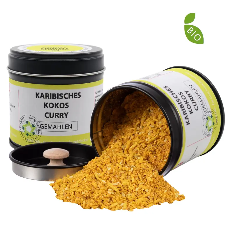 Bio Karibisches Kokos Curry