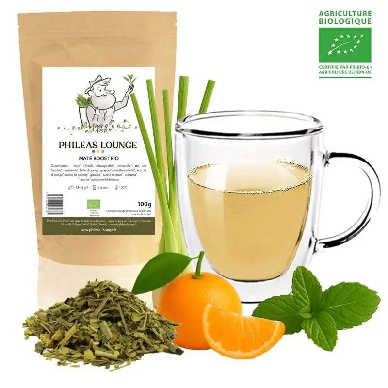 Bio Mate Boost – Energie Tee mit Guarana und Ginseng 100 g