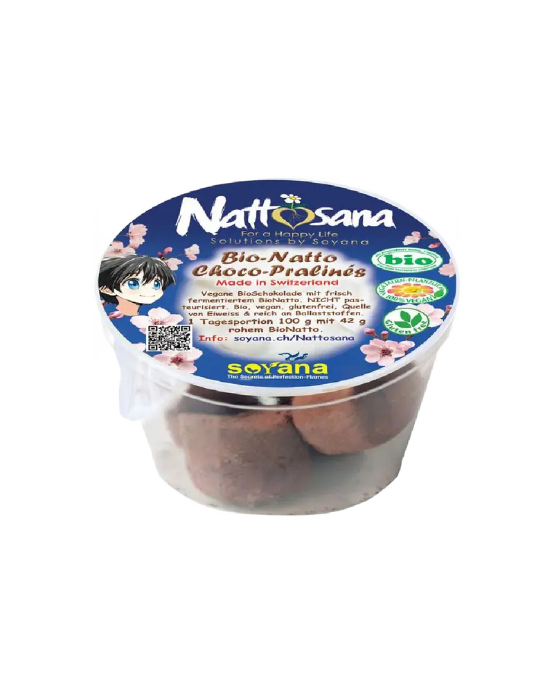 Bio Natto Choco Pralinés Soyana unpasteurisiert 100 g