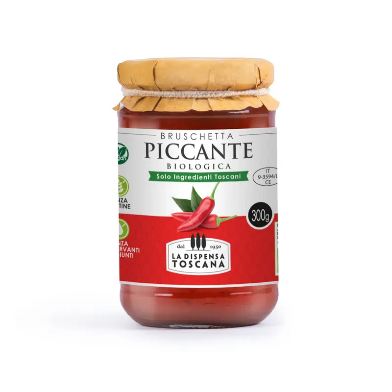 Bio-Pikante Bruschetta 300g Fabbrica Sughi Toscana