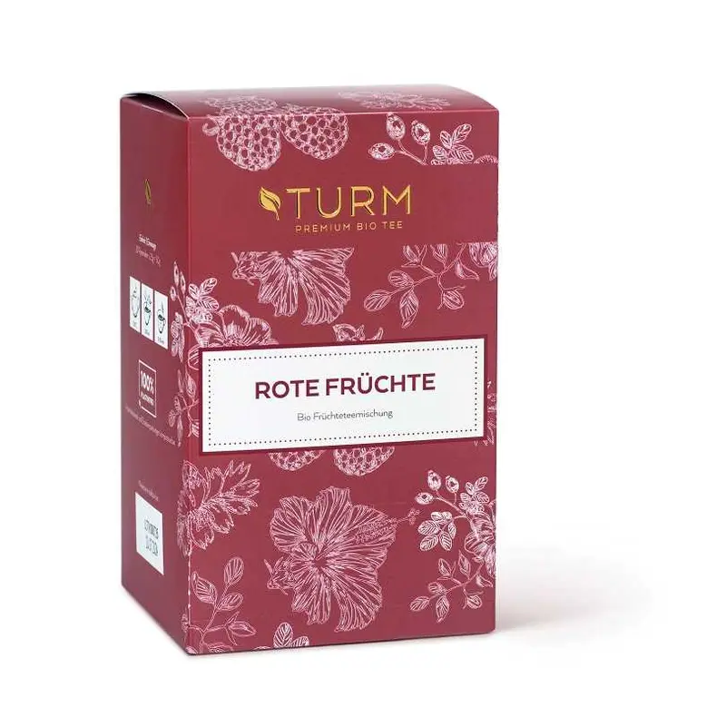Bio Rote Früchte Früchtetee (Pyramidenbeutel)