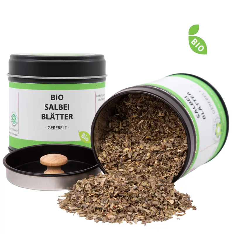 Bio Salbeiblätter - gerebelt