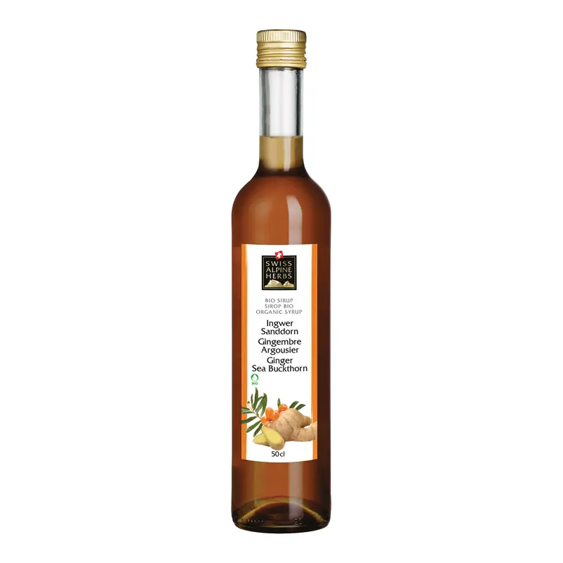 Bio Sirup Ingwer Sanddorn
