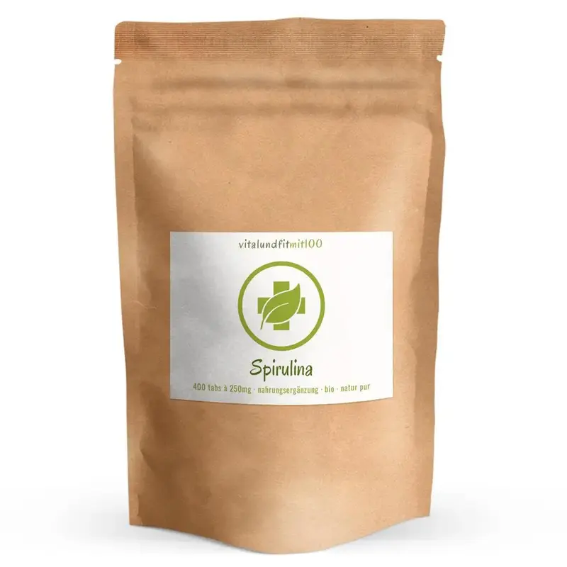 Bio Spirulina Presslinge 100 g (ca. 400 Stück à 250 mg)