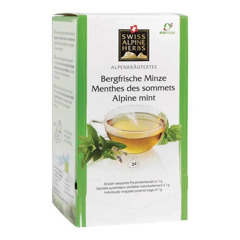 Bio Tee Bergfrische Minze