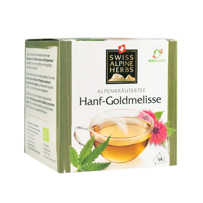 Bio Tee Hanf-Goldmelisse