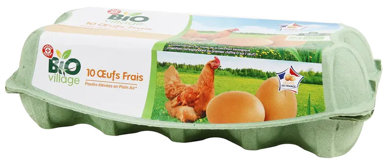 Bio Village 10 Oeufs Frais
