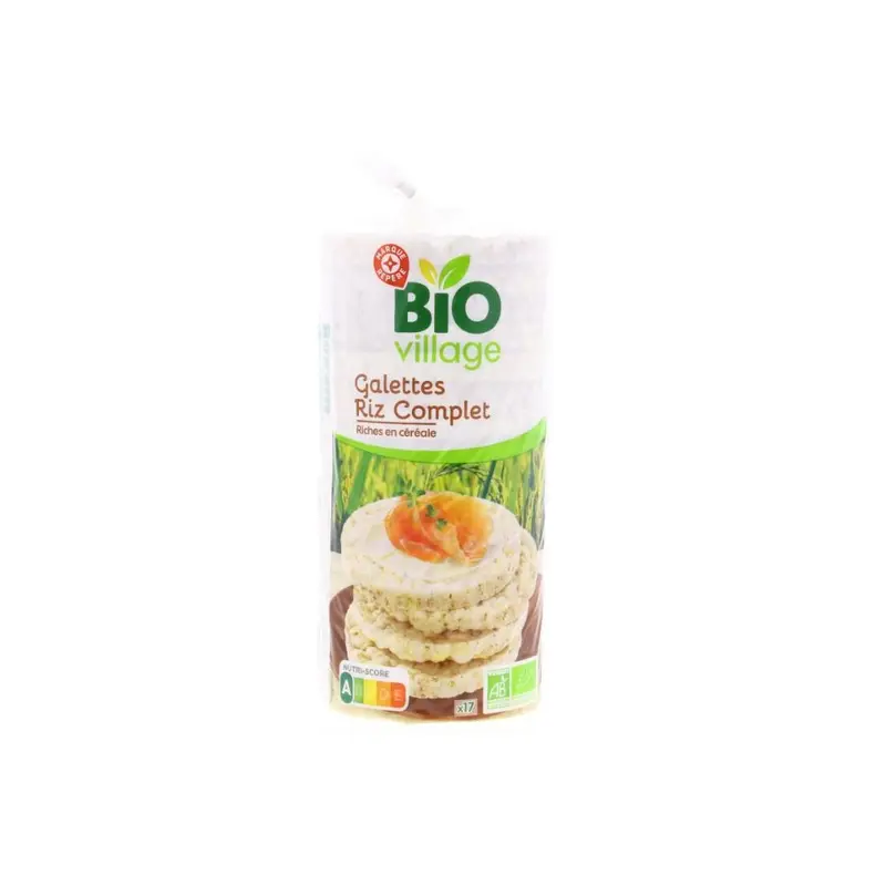 Bio Village Galettes Riz Complet 130g