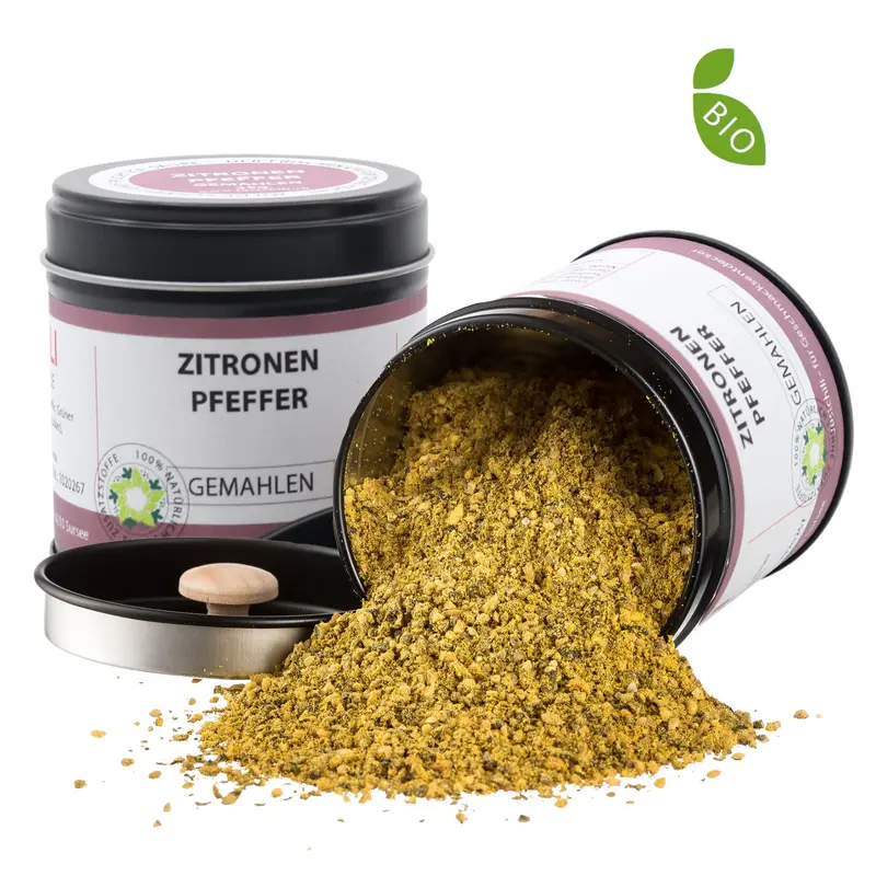 Bio Zitronen Pfeffer Gewürzmischung
