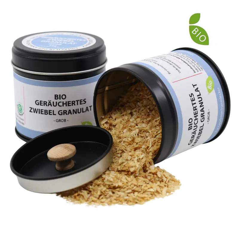 Bio Zwiebel Granulat 2-4mm kaltgeräuchert