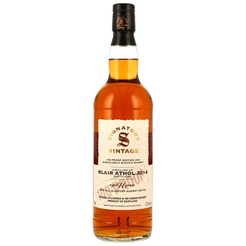 Blair Athol 2014/2025 - 11 y.o. - Signatory 100 PROOF Edition #64