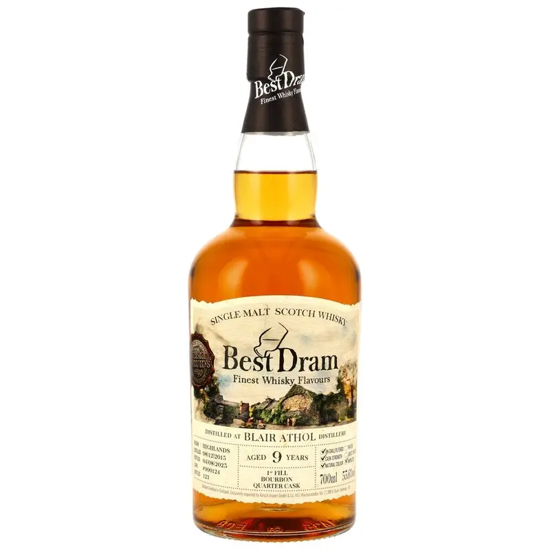 Blair Athol 2015/2025 - 9 y.o. - 1st Fill Bourbon Quarter Cask #900124 (Best Dram)