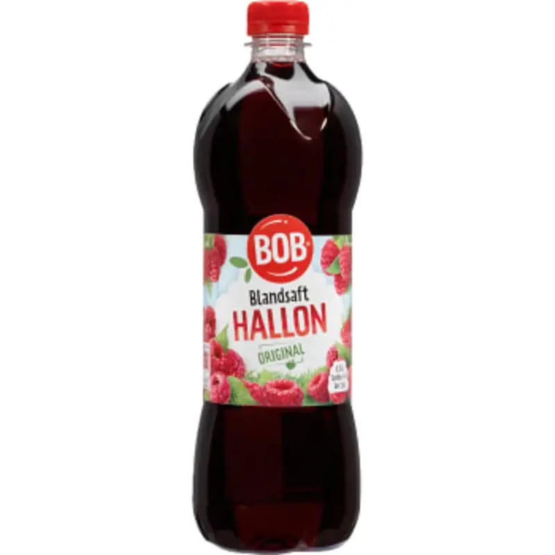 BOB Blandsaft Hallonsaft - Raspberry Cordial 95 cl