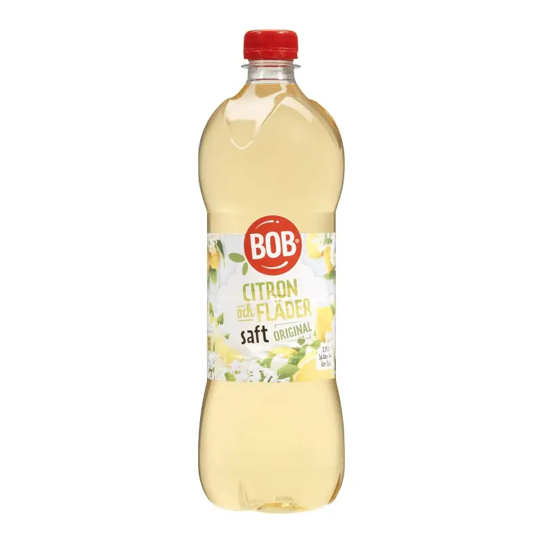 BOB Citron & Fläder saft - Lemon & Elderberry Syrup 95cl