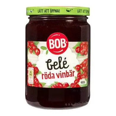 BOB Rödvinbärsgelé - Redcurrant Jelly 450 g