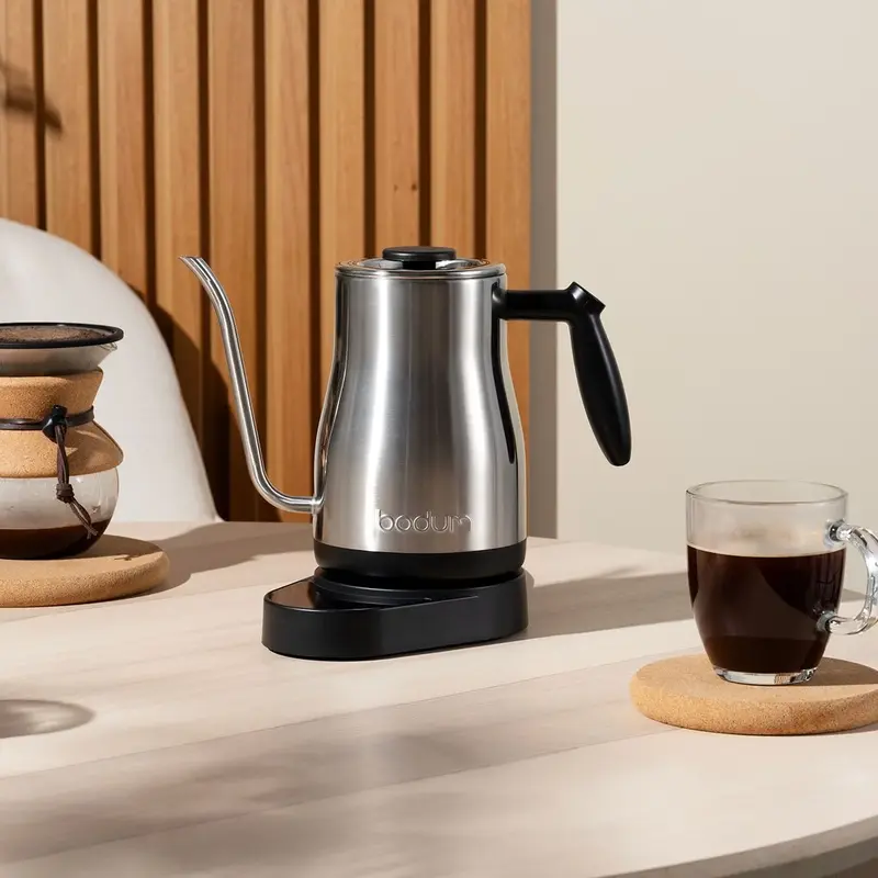 Bodum - Präziser Schwanenhals-Wasserkocher für Pour-Over & Filterkaffee