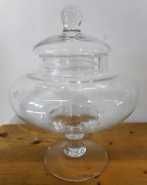 Bonboniere Glas gebaucht