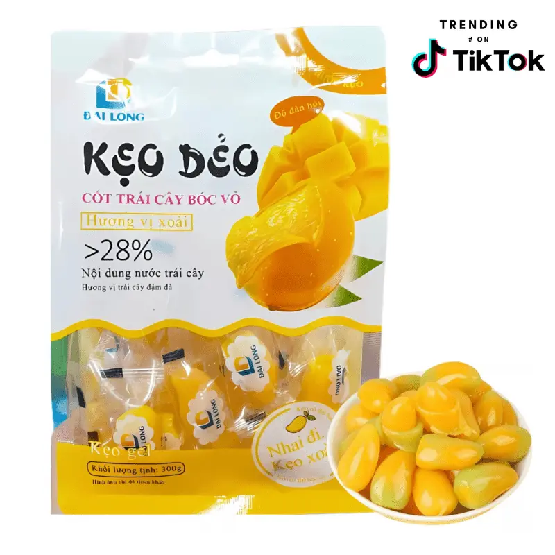 Bonbons Gélifiés Pelées à la Mangue - DAI LONG - 300g