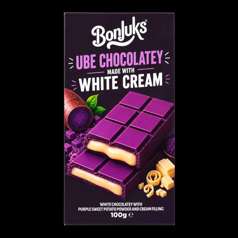 Bonjuks Ube Chocolatey White Cream 100g