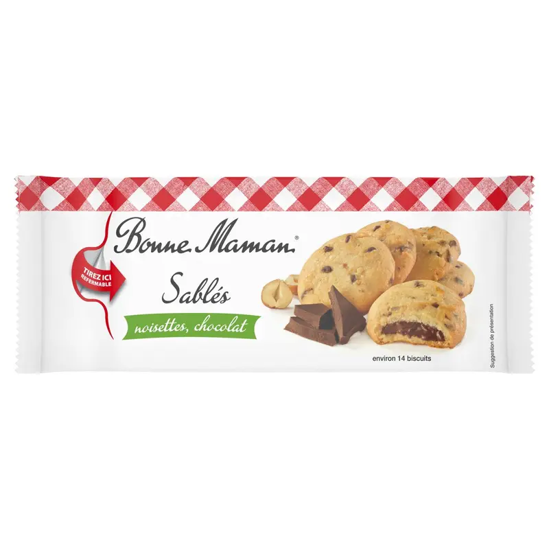Bonne Maman Sable Noisettes & Chocolat 150g
