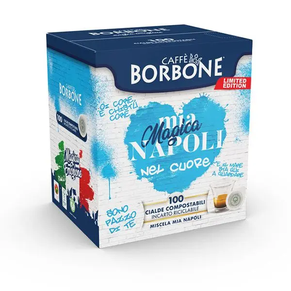 Borbone Mia MAGICA NAPOLI LIMITED EDITION 100 Kaffepads