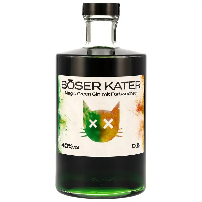 Böser Kater Magic Green Gin (Farbwechsel)