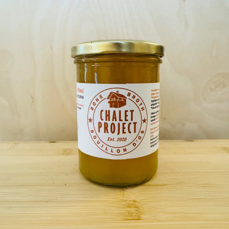 Bouillon d'os BIO poulet - gingembre - curcuma