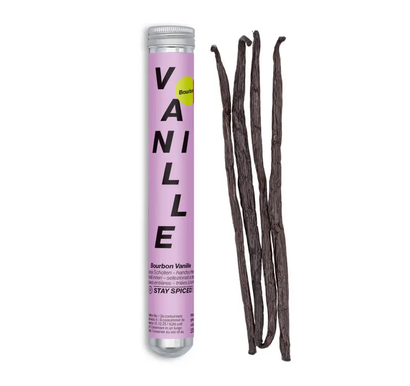 Bourbon Vanille - 4 ganze Schoten