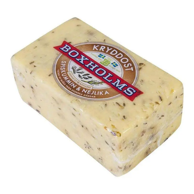 Boxholms Kryddost 31% - Seed-spiced cheese - 475g