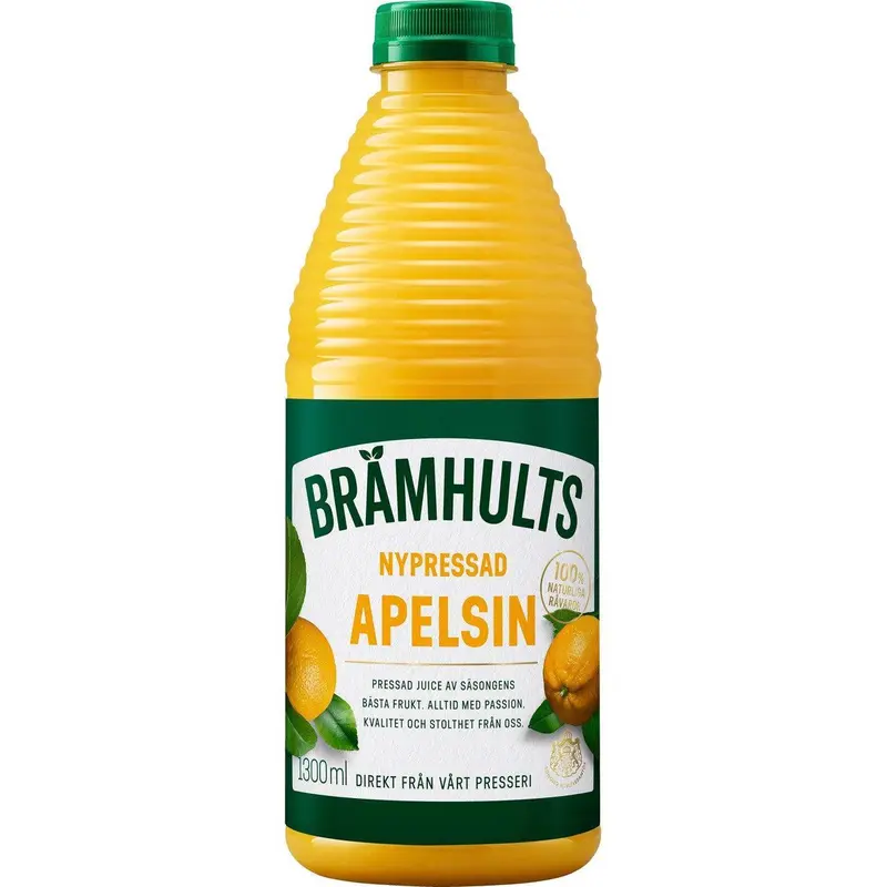 Brämhults Nypressad Apelsin - Freshly Squeezed Orange Juice - 1.3L