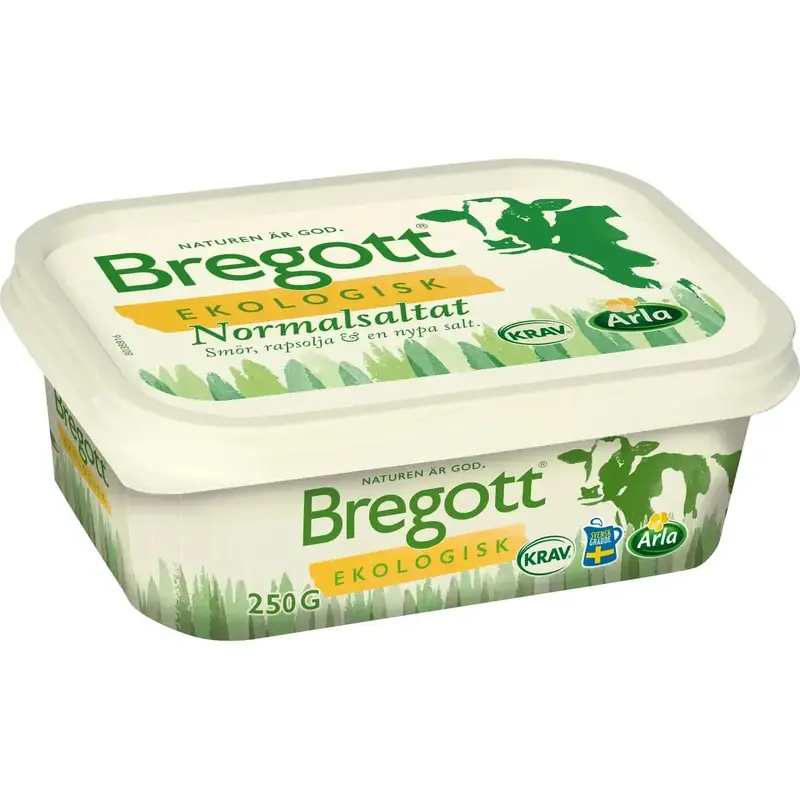 Bregott Normalsaltat Ekologisk 70%- Butter Normal Salted Organic - 250g