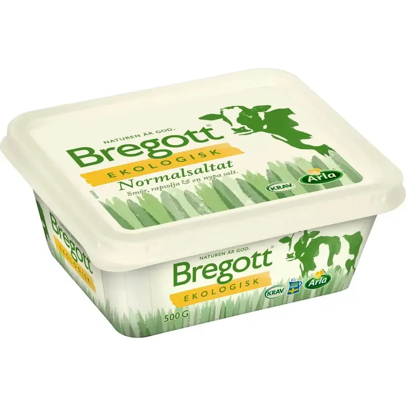 Bregott Normalsaltat Ekologisk 70%- Butter Normal Salted Organic -500g