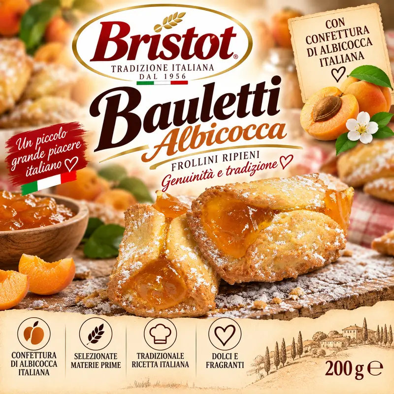 Bristot Bauletti Albicocca 200 g