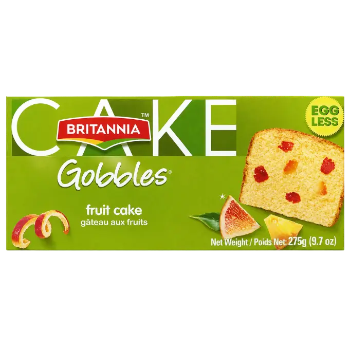 Britannia Gobbles Eggless Fruit Cake – 275 g