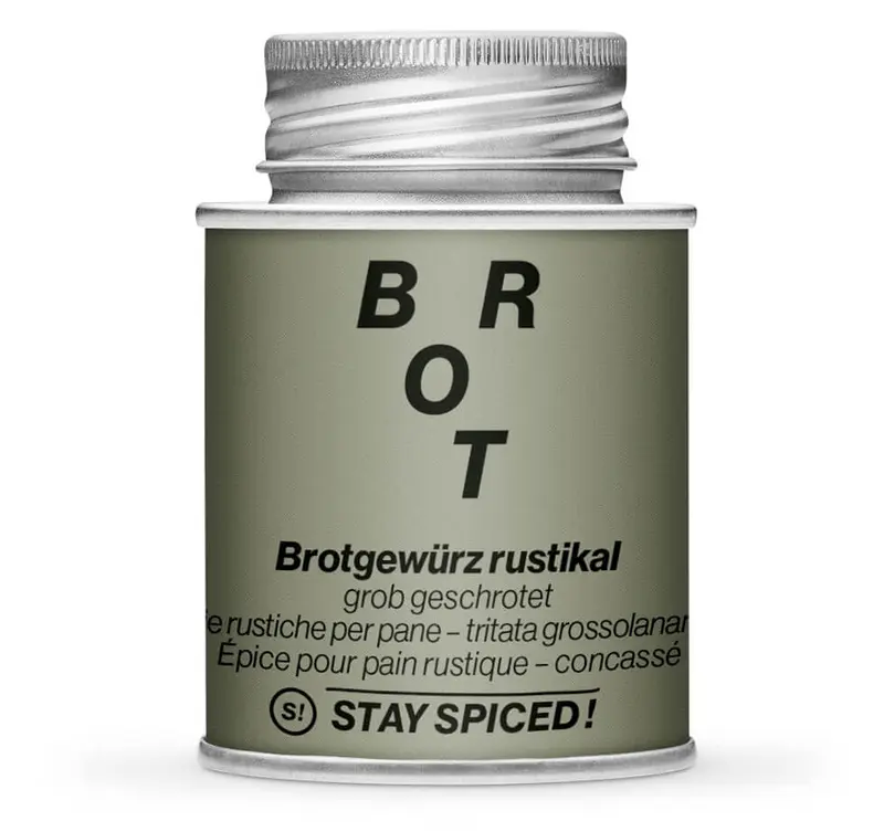 Brotgewürz "rustikal" grob gemahlen mit Schwarzkümmel