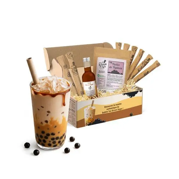 Brown Sugar Bubble Tea Set – Tiger Milk Tea für 8 Portionen