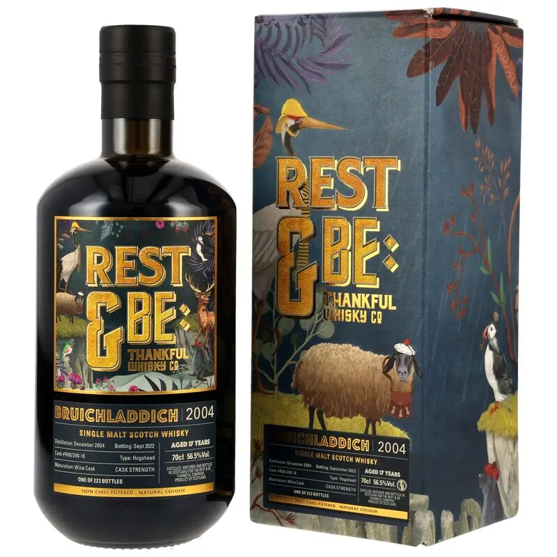 Bruichladdich 17 y.o. - Single Cask #R08/290-16 - Rest & Be Thankful